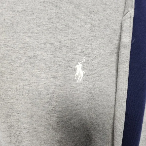 Polo Ralph Lauren Performance Track Jacket Mens 3XLT Grey Full Zip‎ Cotton READ - Picture 6 of 12